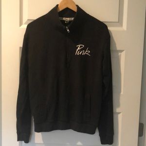 PINK 1/4 Zip w/ pockets